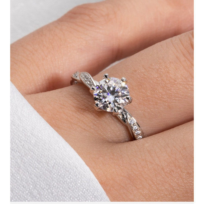 MARIANA Bague Moissanite femme
