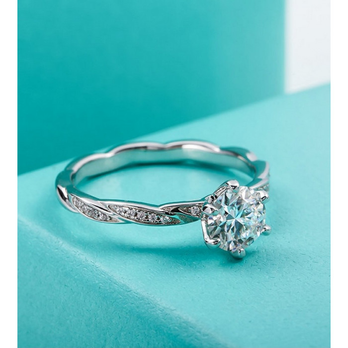 MARIANA Bague Moissanite femme
