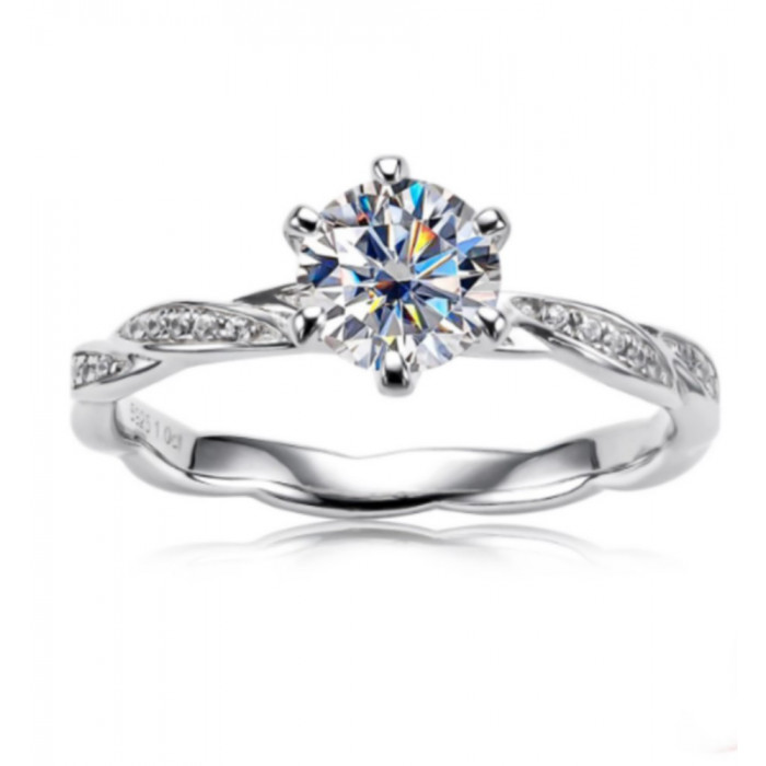 MARIANA Bague Moissanite femme