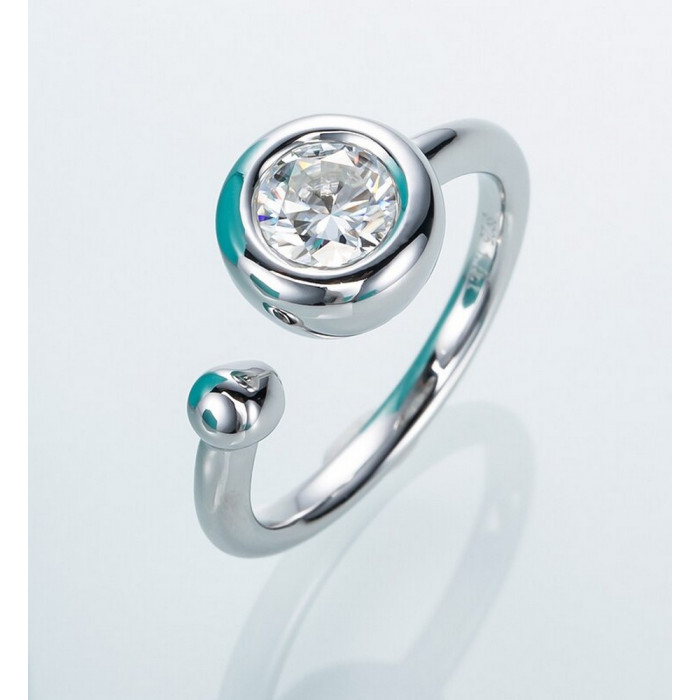 MARINA Bague Moissanite femme