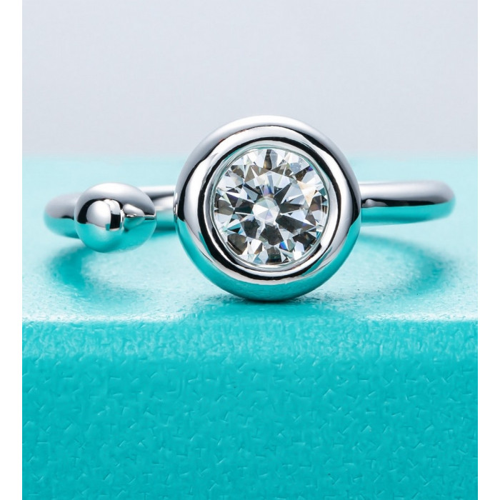 MARINA Bague Moissanite femme