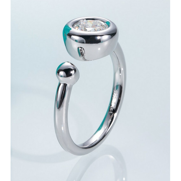 MARINA Bague Moissanite femme