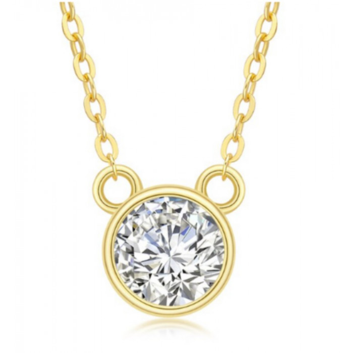 Pendentif Moissanite Mickey
