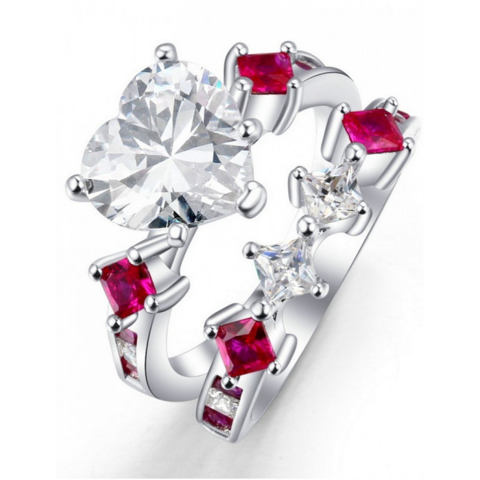 NORA Bague Double en Argent