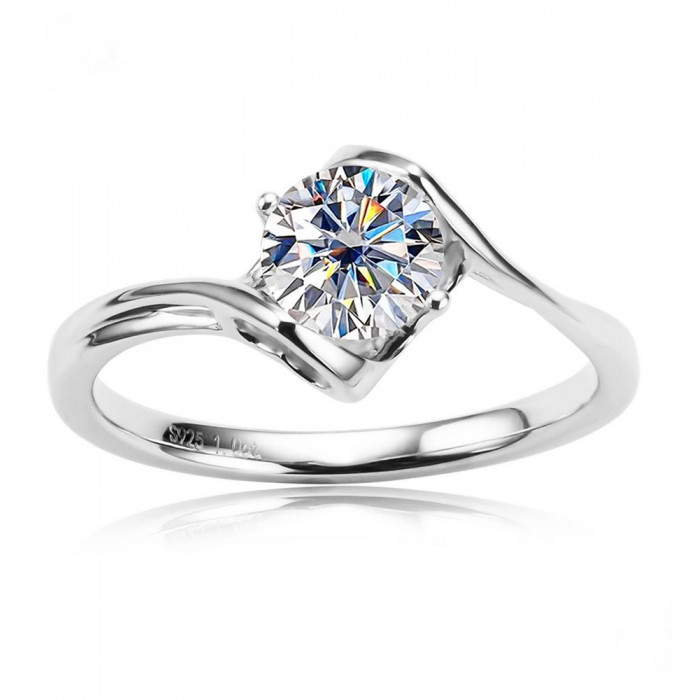 ARIANA Bague Moissanite femme