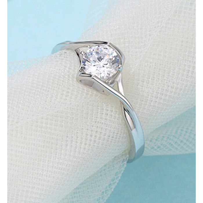 ARIANA Bague Moissanite femme