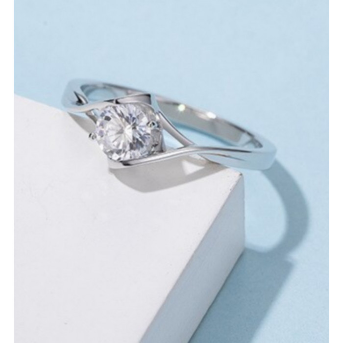 ARIANA Bague Moissanite femme