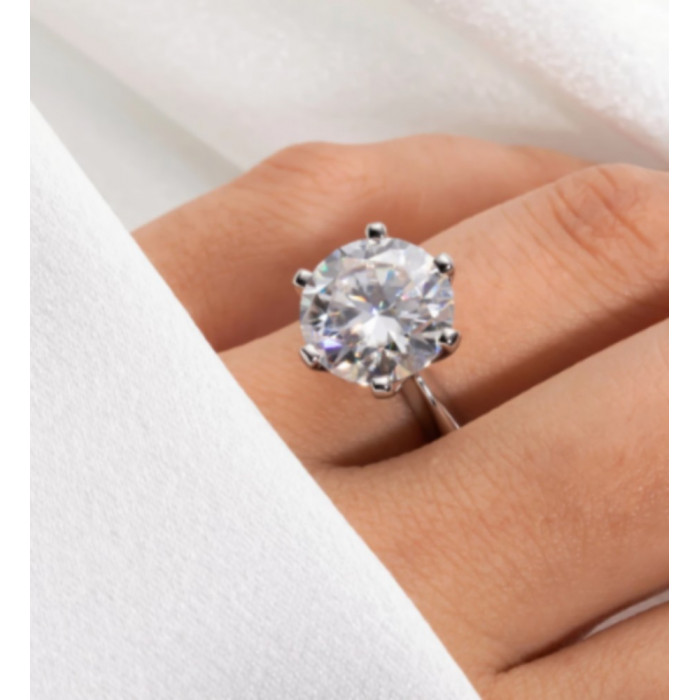 ALEXANDRINE Bague Moissanite femme