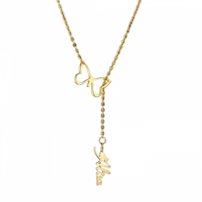 Pendentif papillon personnalisable
