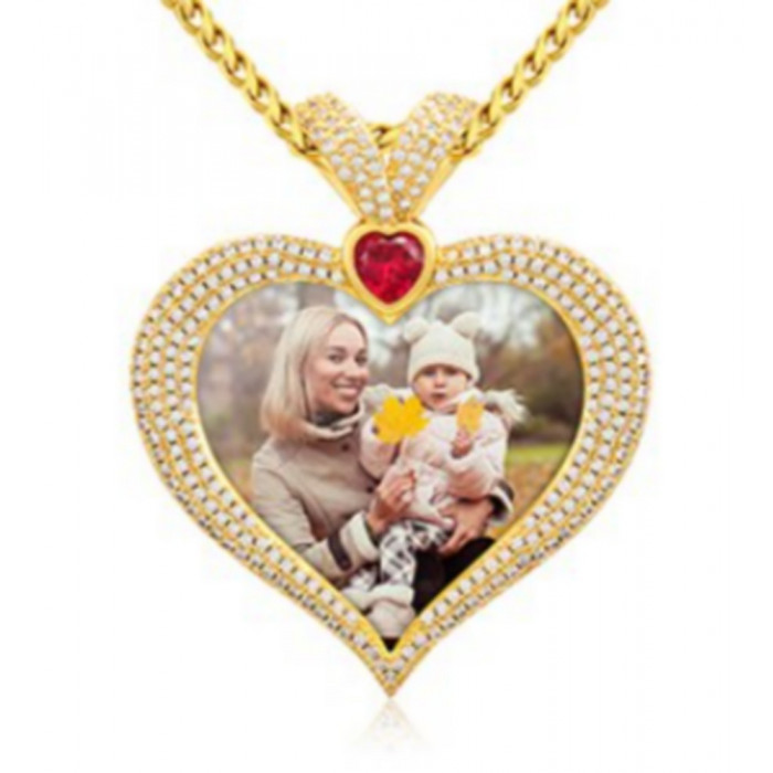 Pendentif cœur personnalisable