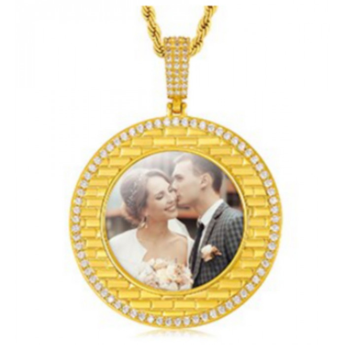 JOLI Pendentif rond personnalisable