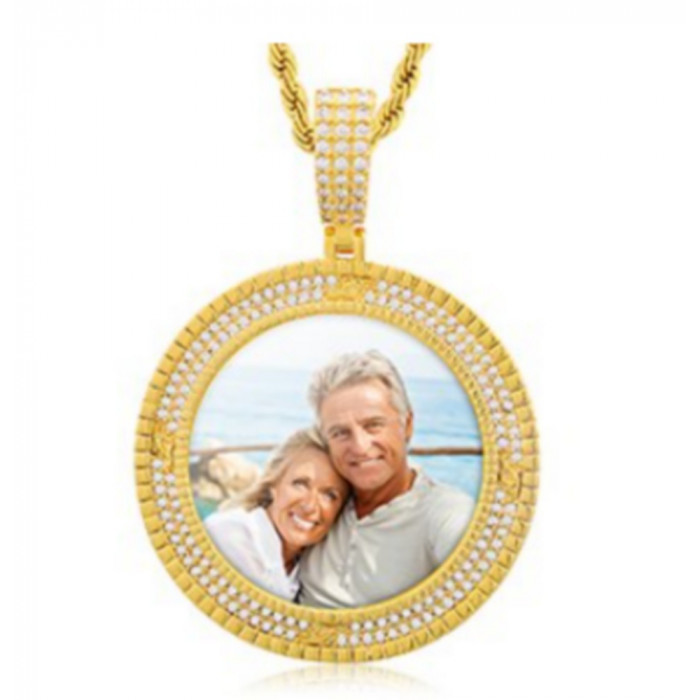 Pendentif médaillon personnalisable