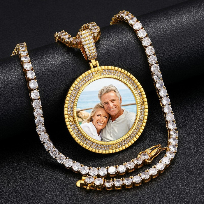 Pendentif médaillon personnalisable
